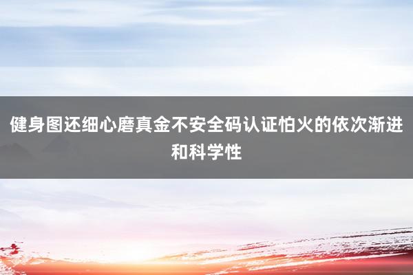 健身图还细心磨真金不安全码认证怕火的依次渐进和科学性